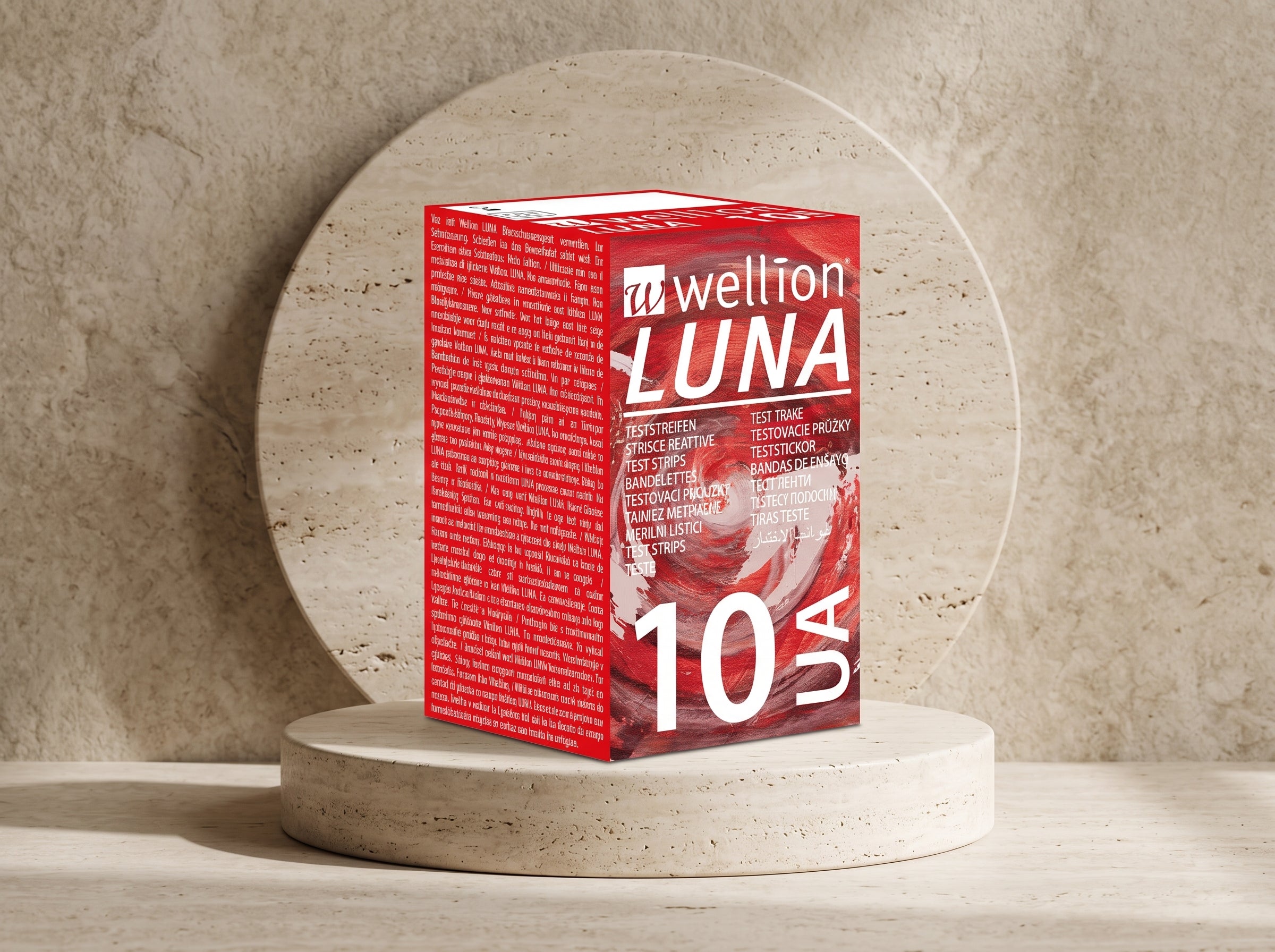 Wellion LUNA Uric Acid Test Strips – 10 Strips