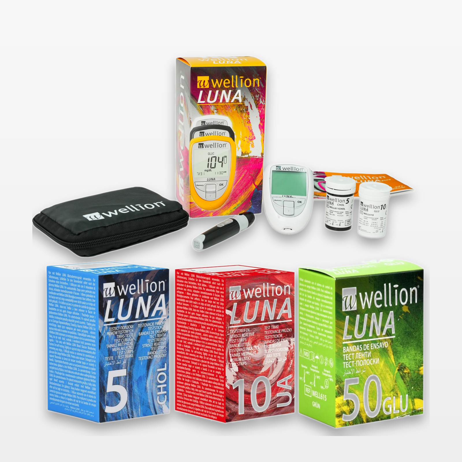 Wellion LUNA Complete Testing Bundle
